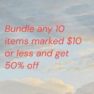 Bundle  for 50% off